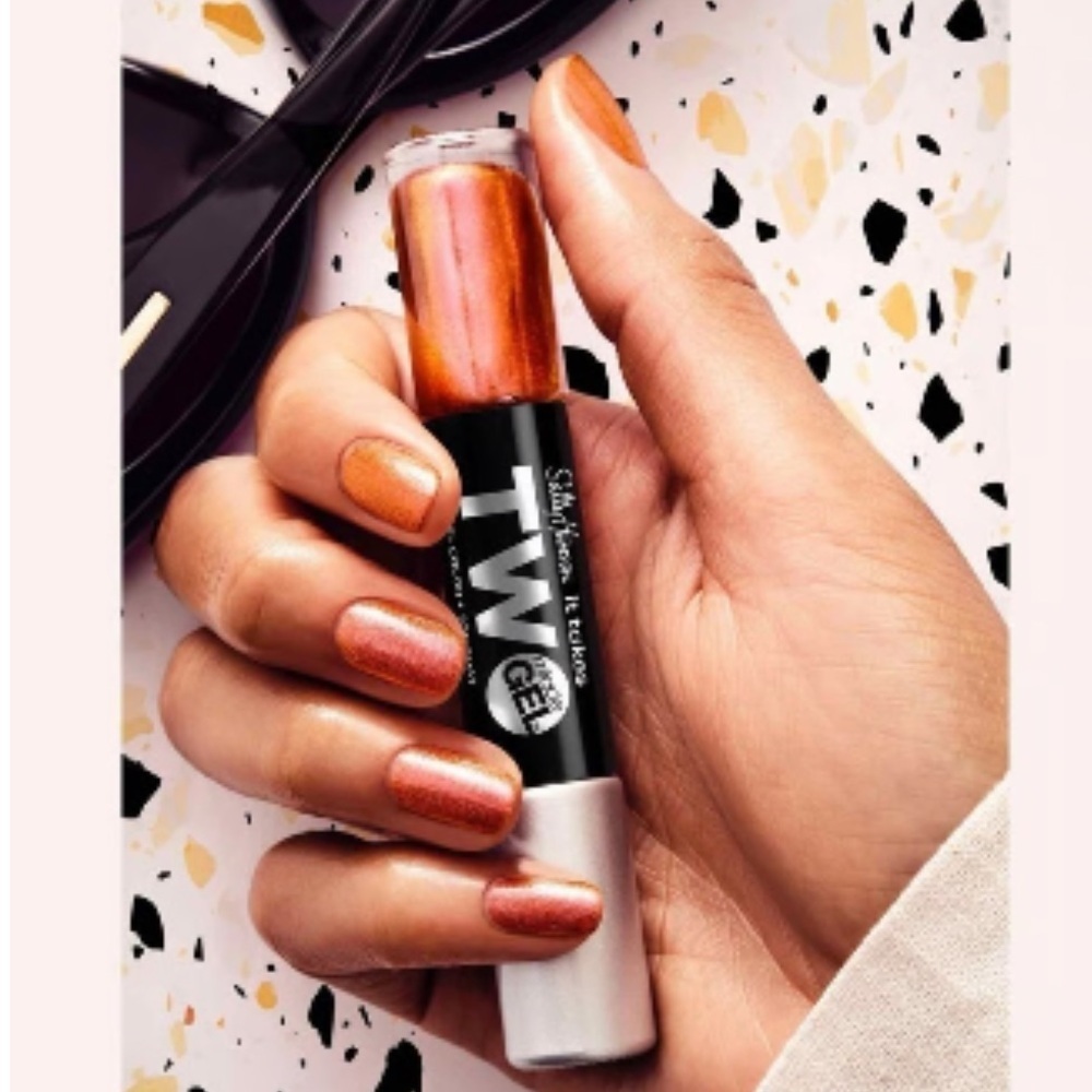 Sally Hansen Miracle Gel It Takes Two Sundown Socialite Orange Nail‎ Polish Duo